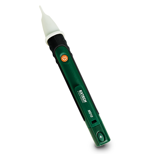 Extech MD10 Non-Contact Magnet Detector | AC/DC Magnetic Field Detector With Flashlight | Pocket-Sized Tool With Blue LED Indicator