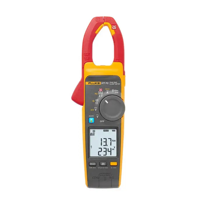 Fluke 377 FC Non-Contact Voltage TRMS AC/DC Clamp Meter (377FC)