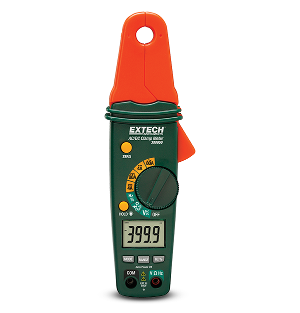 EXTECH 80A AC/DC Mini Clamp Meter (380950)
