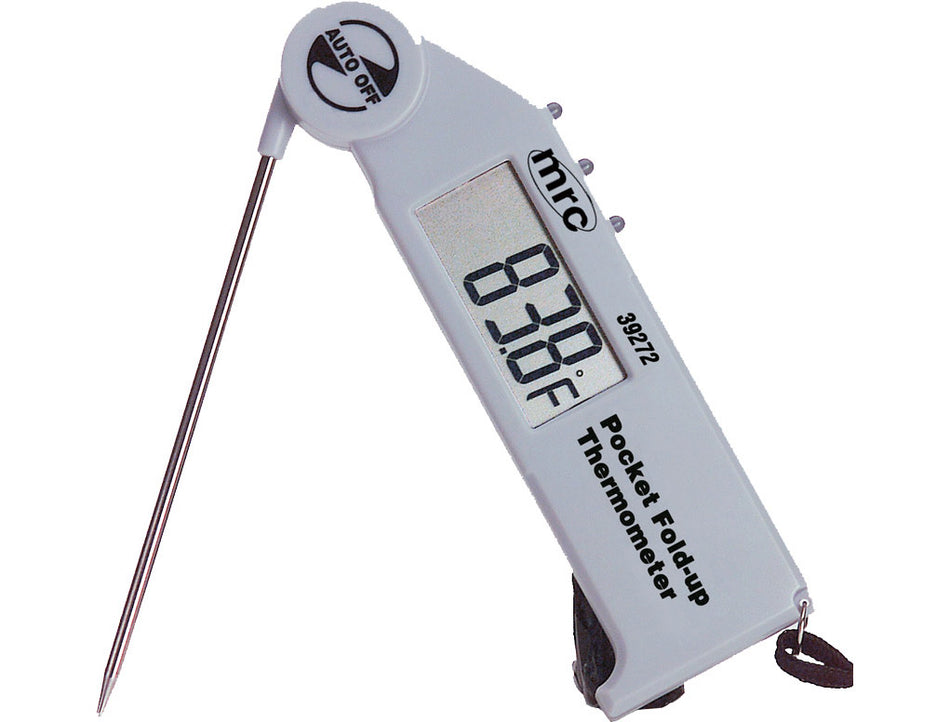 Pocket Fold-Up Thermometer with Adjustable Probe