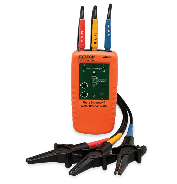 EXTECH Motor Rotation and 3-Phase Tester