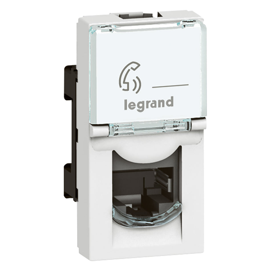Legrand 26TE14-I Telephone Socket (RJ-11 Jack, 4-Line)