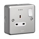 LEGRAND 80854 2A SOCKET (Unshuttered, 1 Gang, 7x7)