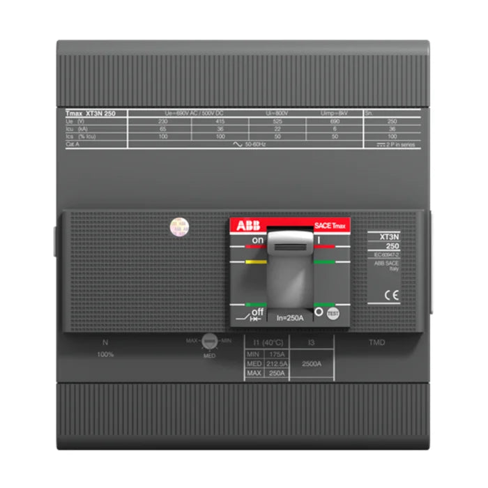 ABB Tmax XT Moulded-Case Circuit Breaker T3N250