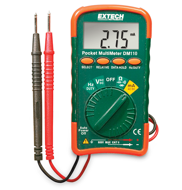 EXTECH Mini Pocket Multimeter [DM110]
