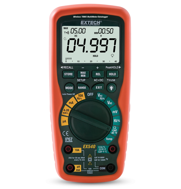 EXTECH CAT IV MULTIMETER/DATALOGGER (EX540) – ADWAA AL-JAZEERAH TRADING ...