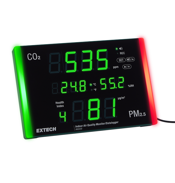 EXTECH IAQ320: Indoor Air Quality Monitor and Datalogger