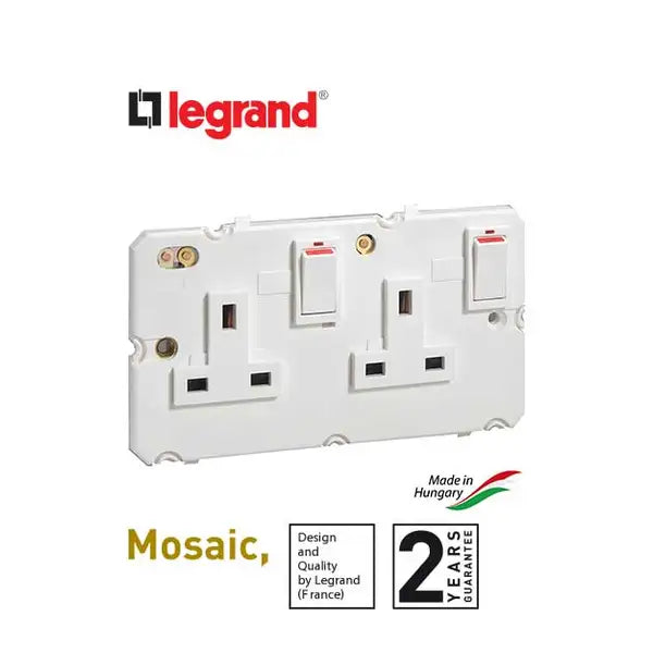 LEGRAND 80856 DUPLEX SOCKET 15A STANDARD USA