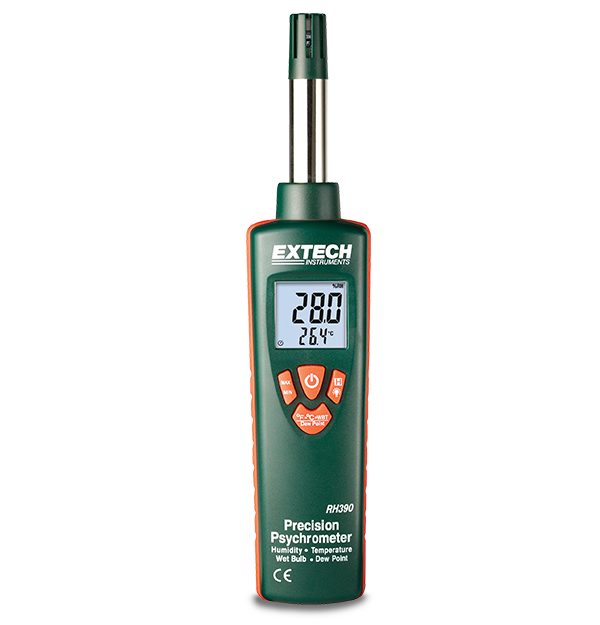 XTECH Precision Hygro-Thermometer Psychrometers (RH390)